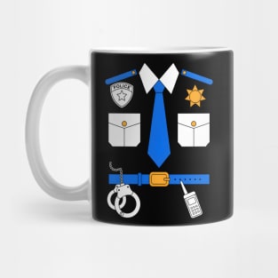 police uniform Mug